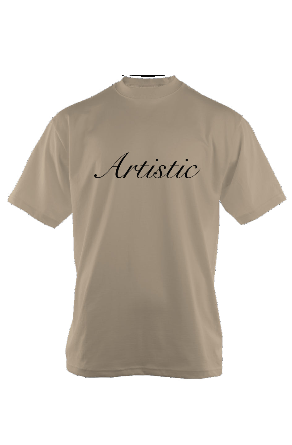 Artistic Logo Khaki Tee